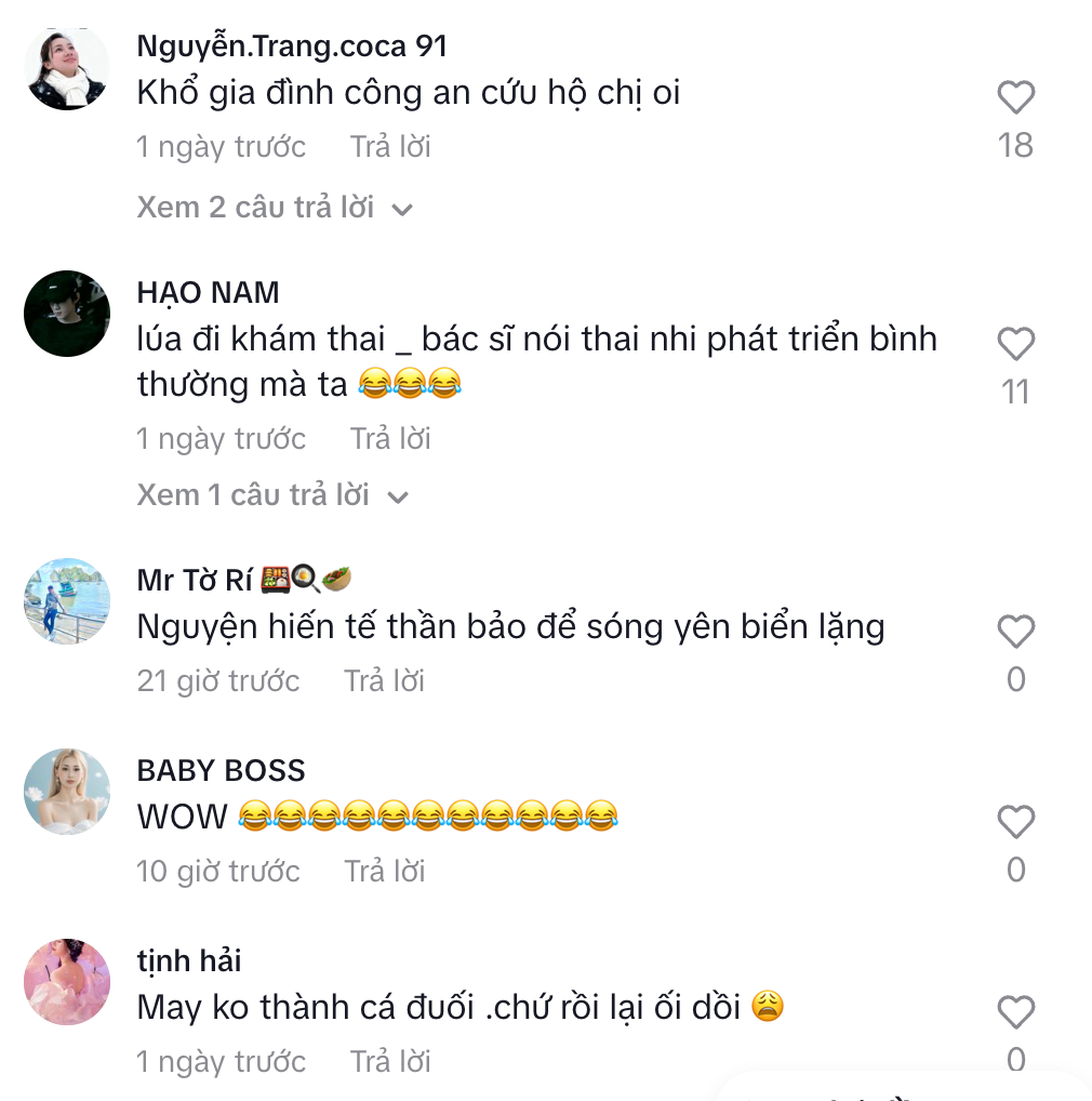 Nhiều người khó hiểu trước hành động của cô nàng