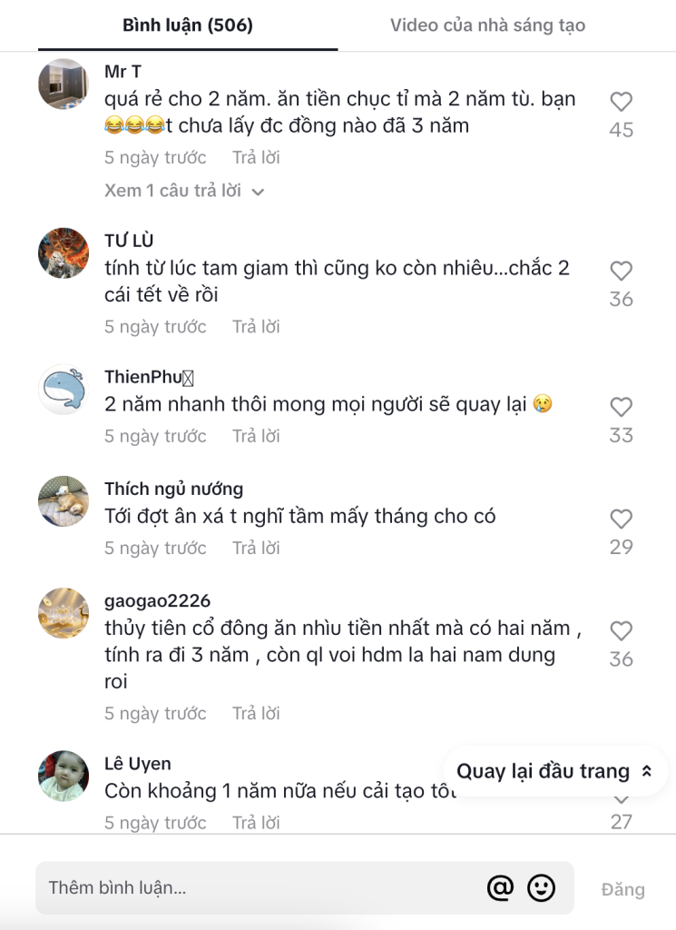 ý kiến trái chiều từ dân cứ mạng