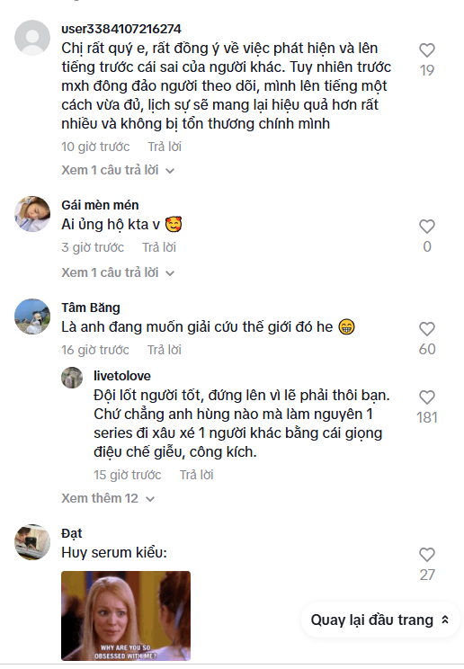 Giang cư mận lên tiếng