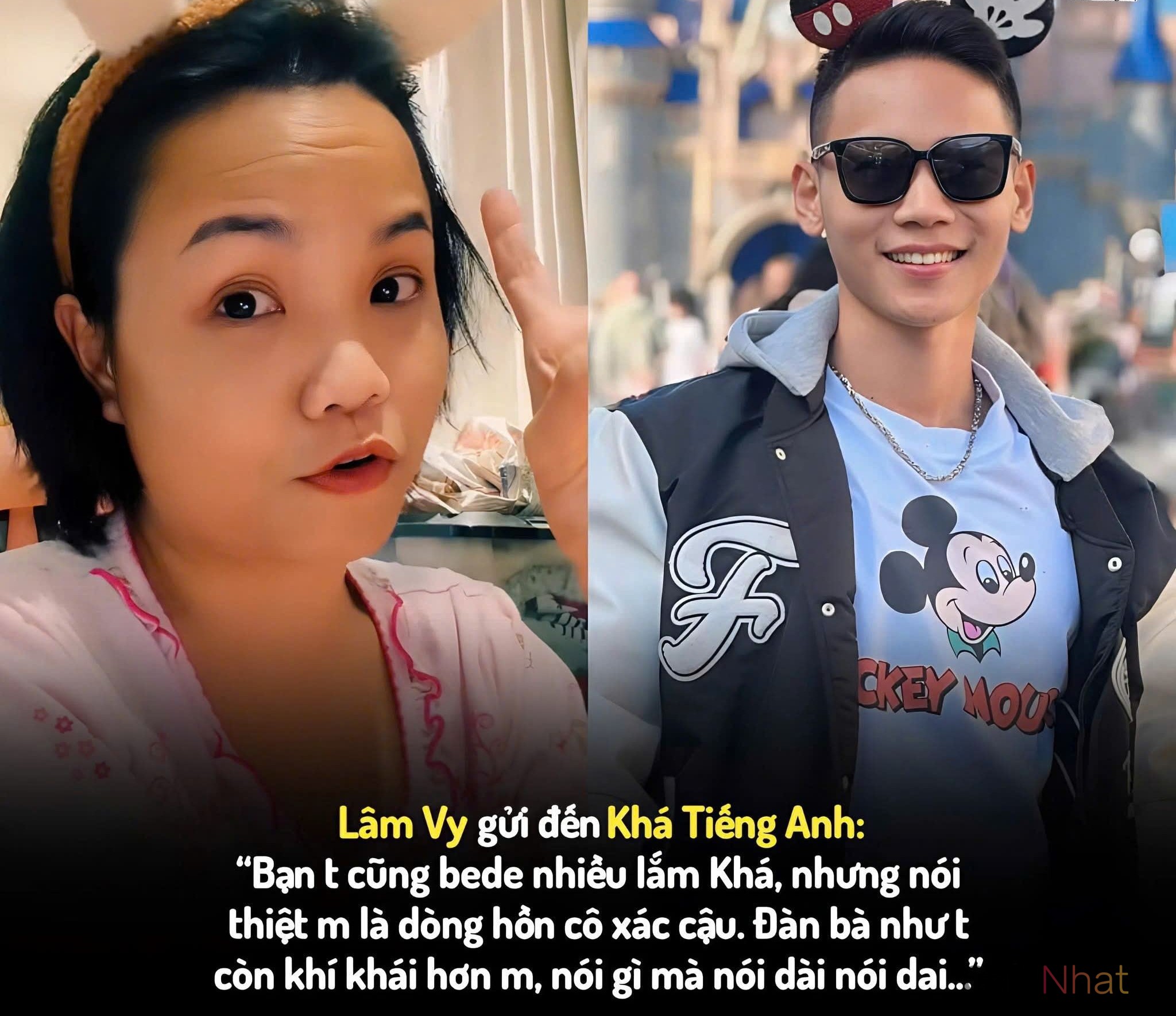 Lâm Vy nhắn nhủ Khá Tiếng Anh. 