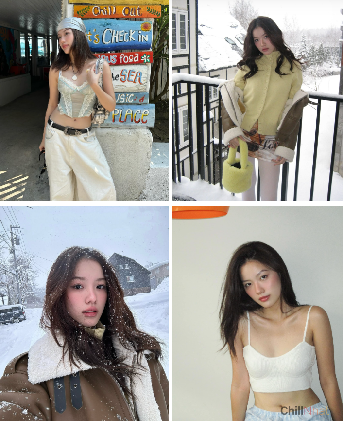 Phong cách thời trang đa dạng của cô nàng cũng khiến dân tình thích mê.