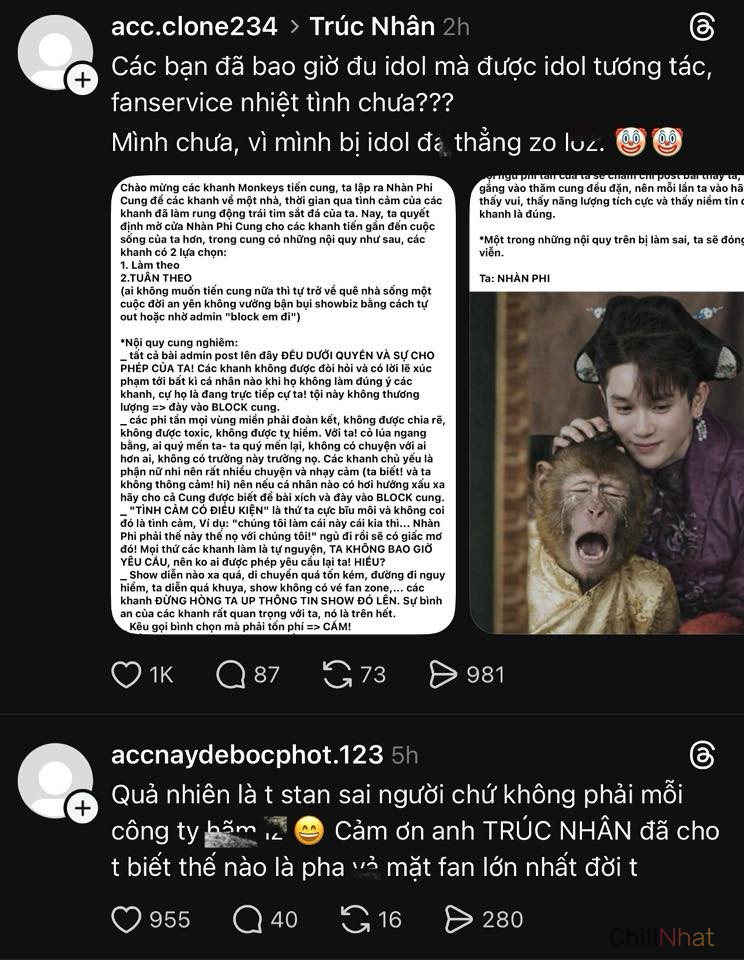 Fan Trúc Nhân nổi giận vì bị xem như nô tì