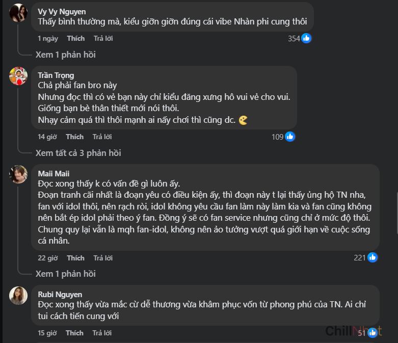 Một số người dùng MXH trung lập lên tiếng bênh vực Trúc Nhân.