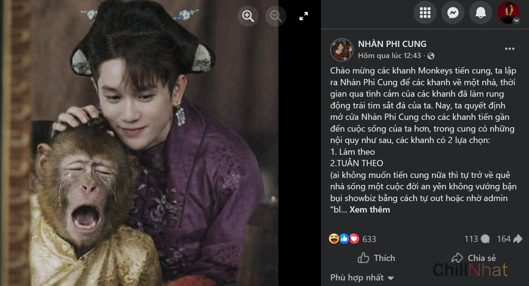 Bài đăng kèm bảng nội dung gây bão trên MXH.