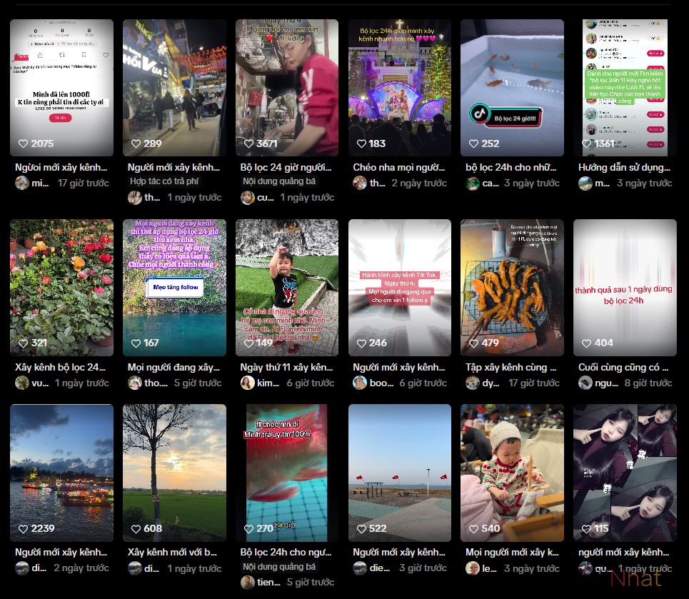 CĐM thi nhau hưởng ứng chiếc trend này vì muốn kênh nhanh lên xu hướng.