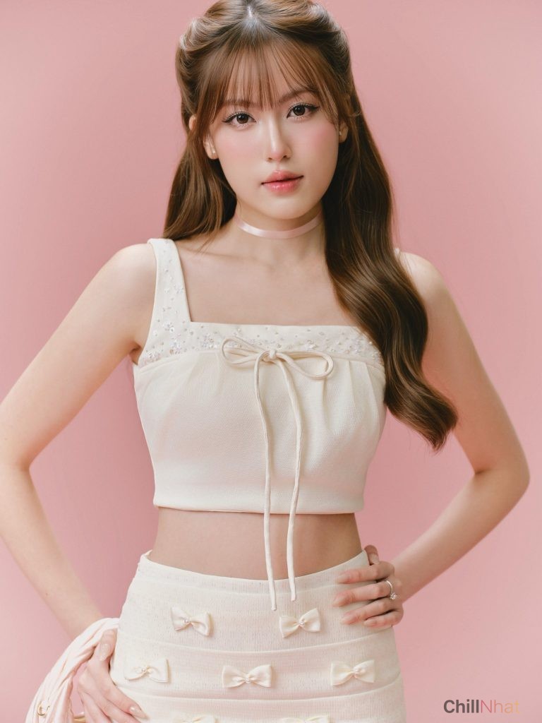 Tăng Mỹ Hàn sở hữu gương mặt xinh đẹp và phong cách sang xịn.