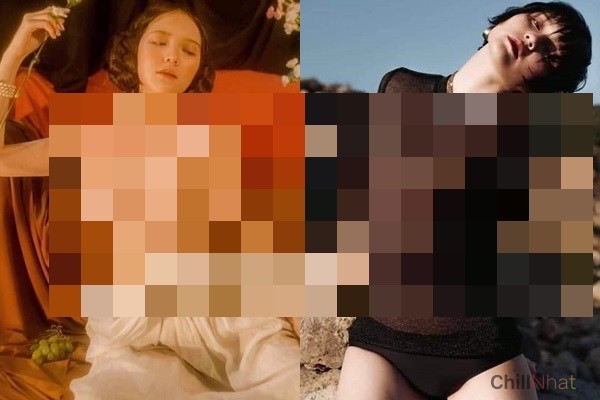 Những hình ảnh bỏng mắt của Hải Tú khiến dân mạng "ngại đỏ mặt".