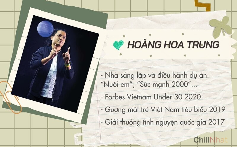 Nhà sáng lập dự án "Nuôi em" với bảng thành tích đáng nể. 