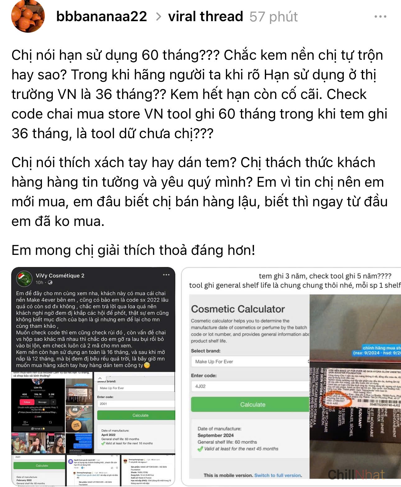 Bài phốt Lâm Vy nghi vấn bán hàng lậu