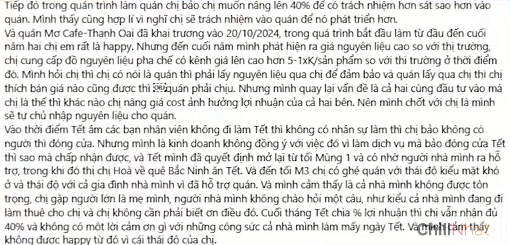 Bài phốt của chú quán Mơ 