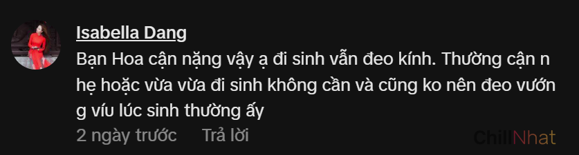 CĐM bày tỏ ý kiến vì Đào Lê Phương Hoa đeo kính "đi đẻ"