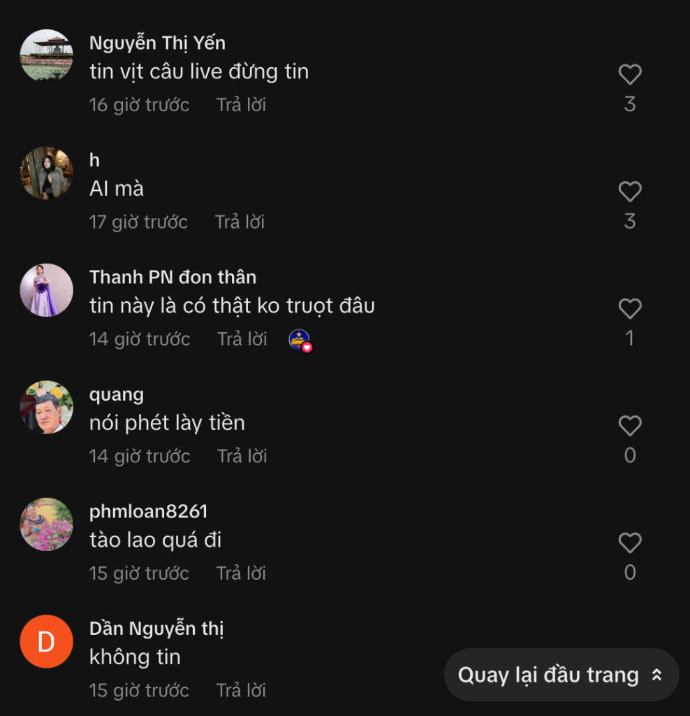 CĐM cho rằng video là AI