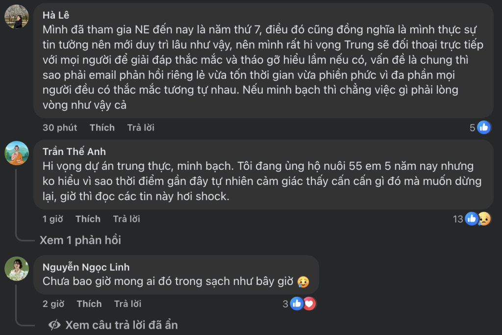 Cần sự minh bạch rõ ràng