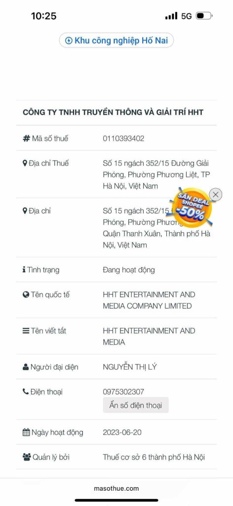 Check thông tin công ty truyền thông trên MST là có thông tin