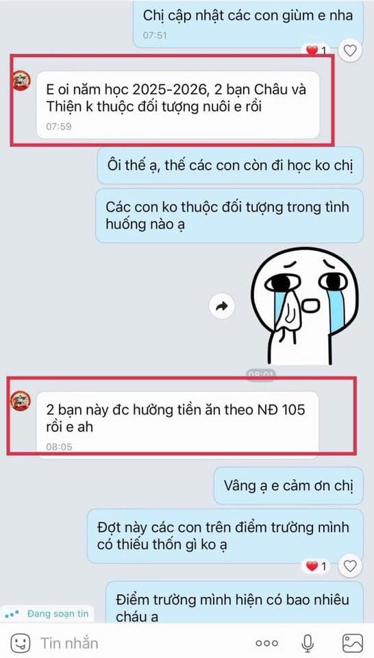 Cộng đồng mạng check var trực tiếp với giáo viên của em nuôi
