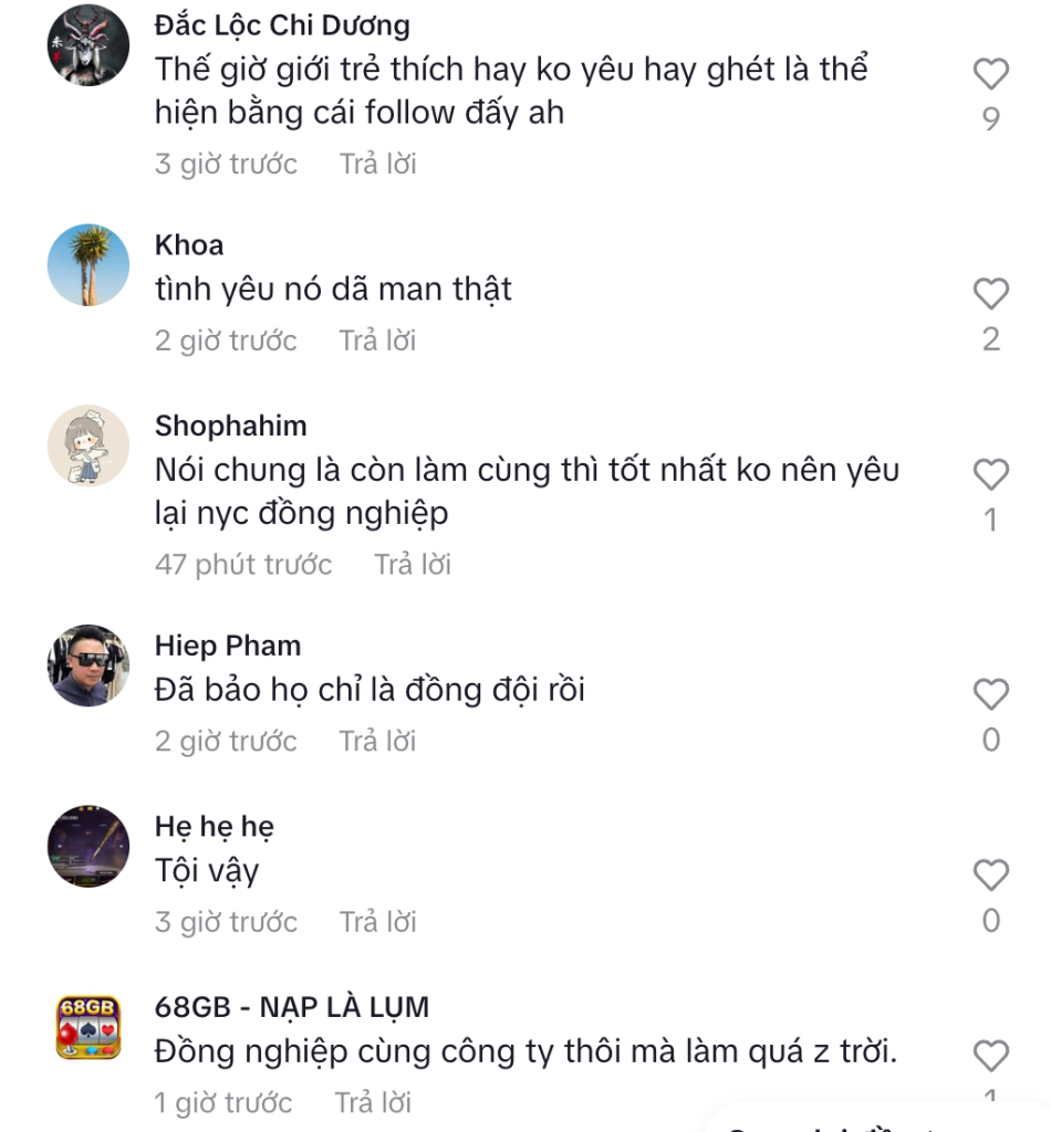 Giang cư mậm đưa ra bình luận