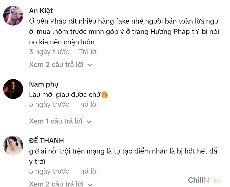 Giang cư mận lên tiếng về tin đồn Lâm Ly bán hàng lậu