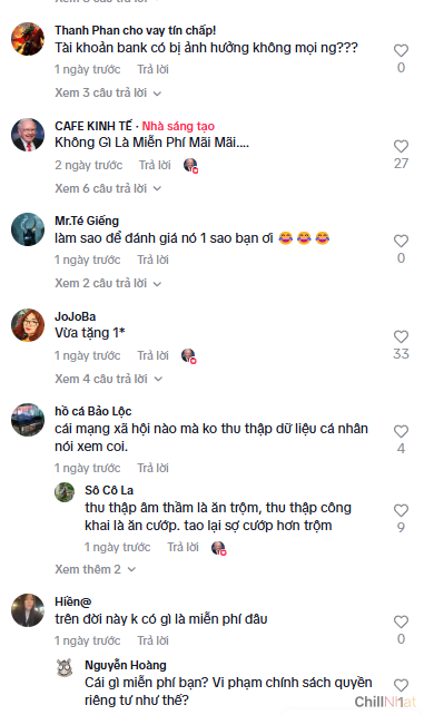 Giang cư mận nói gì khi đọc điều khoản bắt buộc của zalo