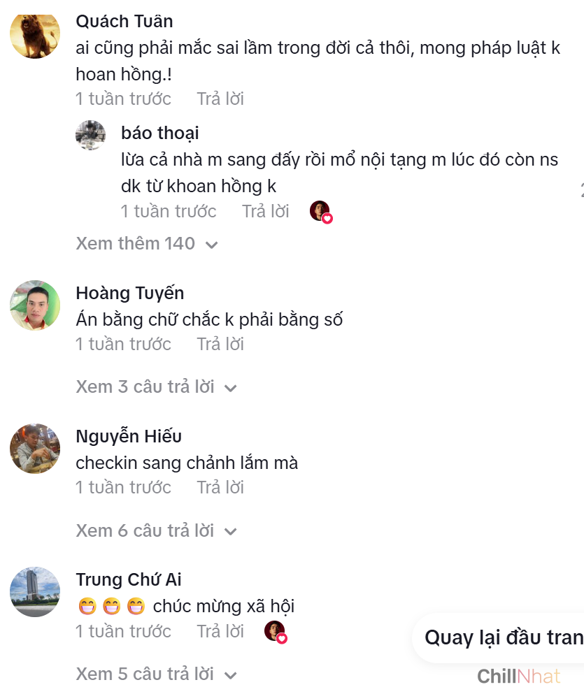 Giang cư mận nói gì khi nghe tin Tiktoker Long Tổng bị bắt