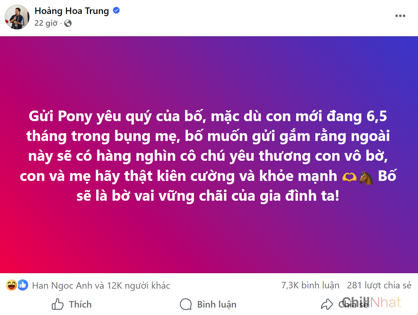 Hoàng Hoa Trung lấy con làm lá chắn