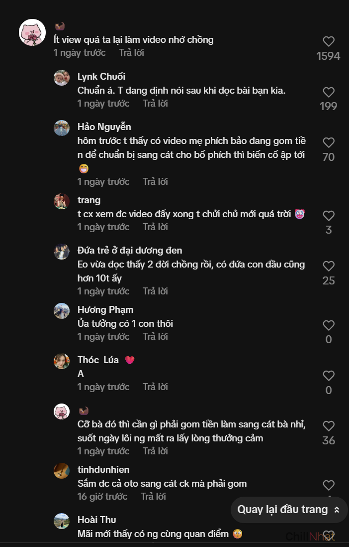 Netizen cho rằng mẹ Phích thường xuyên nhắc đến chồng để câu view