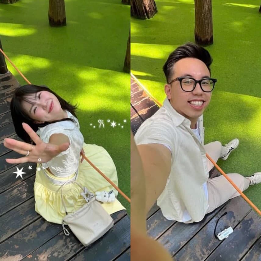 Nghi vấn Quỳnh Tít David Vinh đi chơi cùng nhau