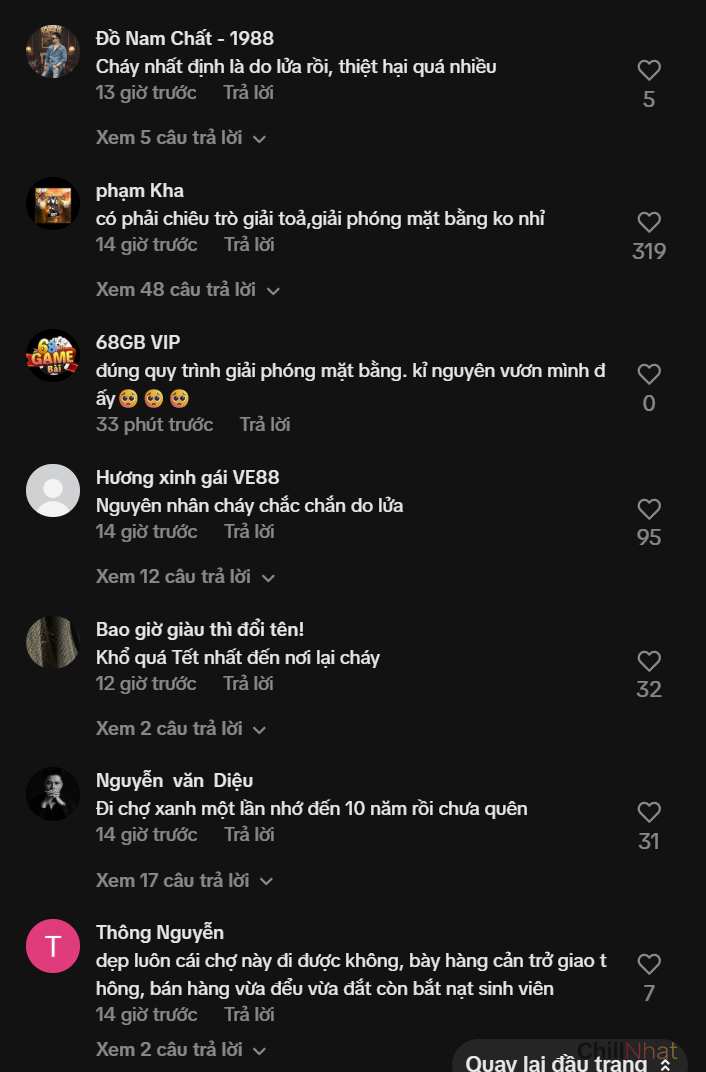 Nhiều Netizen đặt nghi vấn về vụ cháy