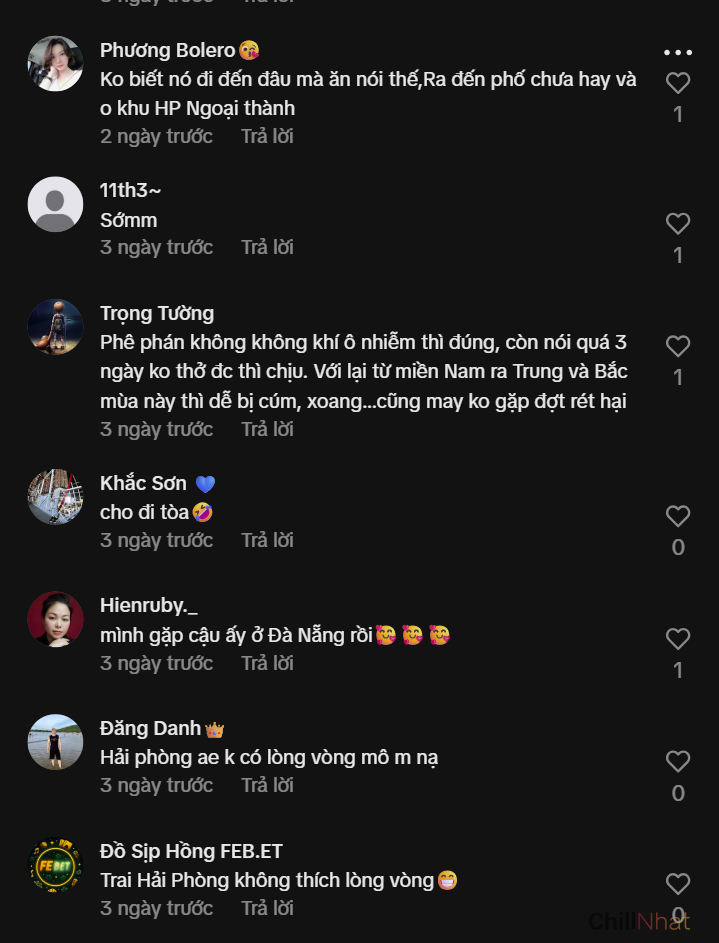 Nhiều người dân Hải Phòng không đồng ý với quan điểm của Tiktoker Sư Tử ăn chay