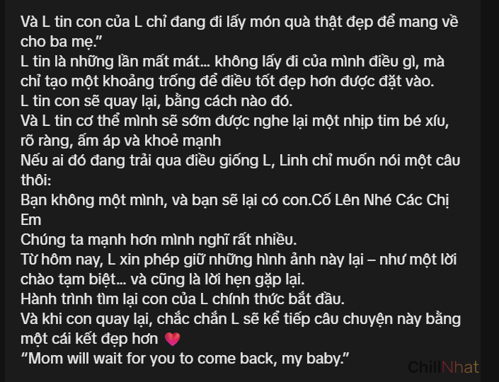 Những câu nói khép lại bài đăng của Linh Barbie