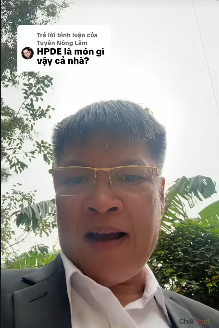 Ông chú khiến cả MXH dậy sóng vì HDPE