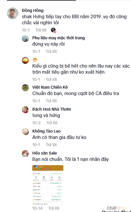 Phản ưng của giang cư mận về thương vụ đầu tư BBI