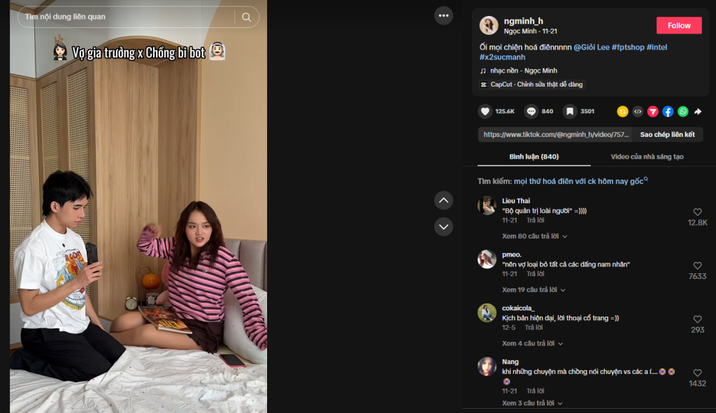 Mọi thứ hóa điên với chồng ngày hôm nay! 