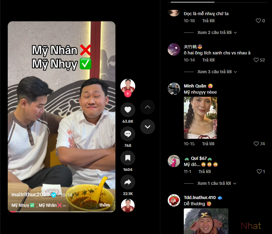 Không ít bạn trẻ hưởng ứng trend hài hước này! 