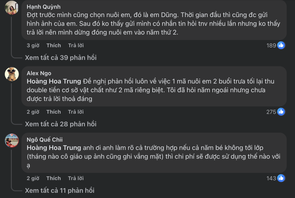 Sự thiếu minh bạch đã xuất hiện từ lâu