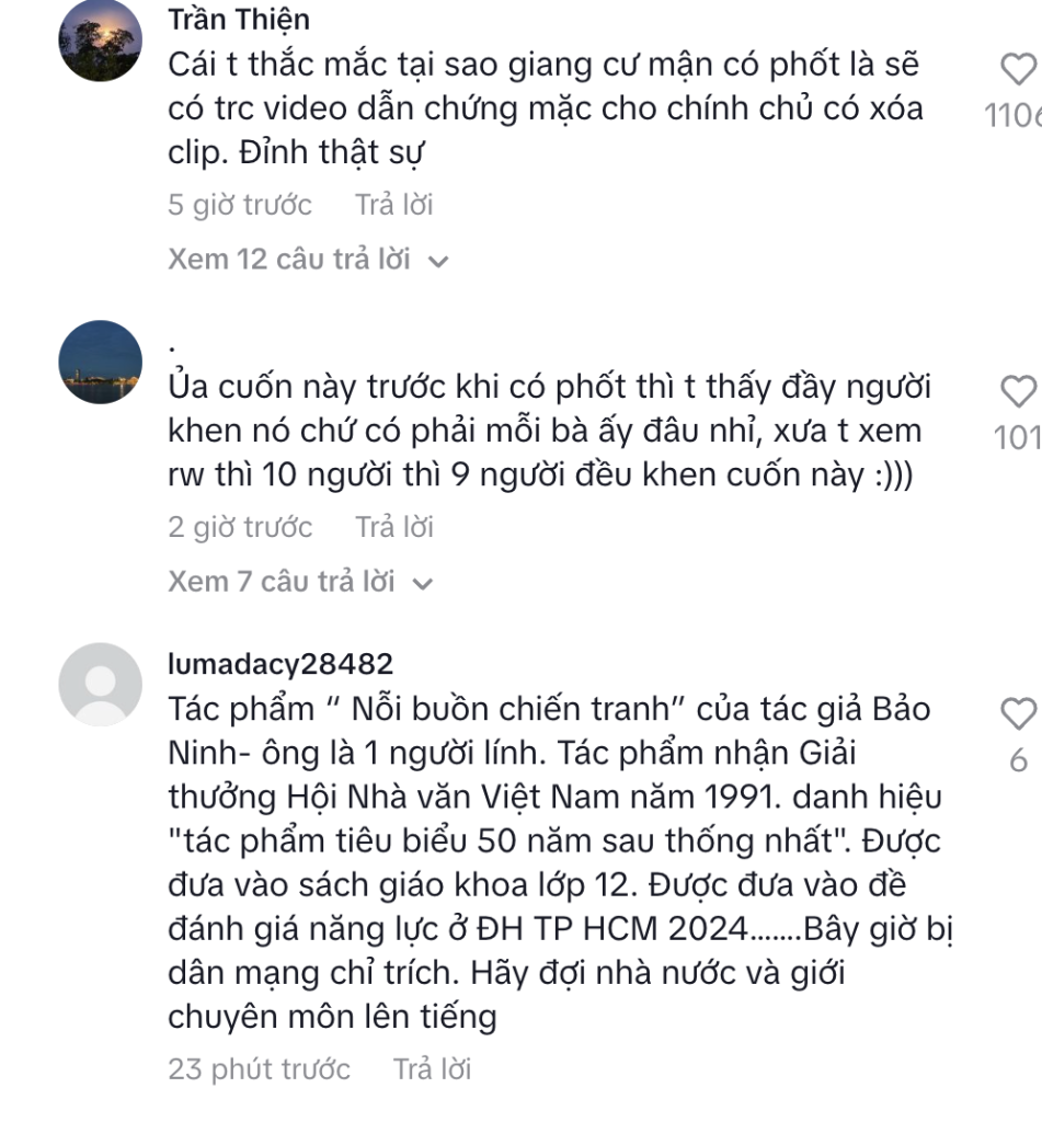 Ý kiến trái chiều được đưa ra về cuốn sách