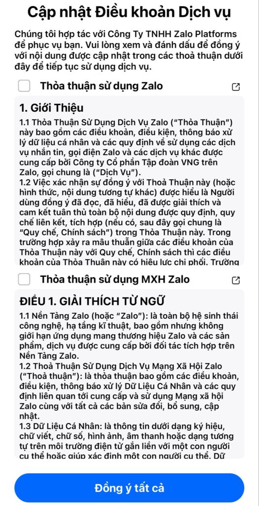 Zalo nhận bão đánh giá 1 sao