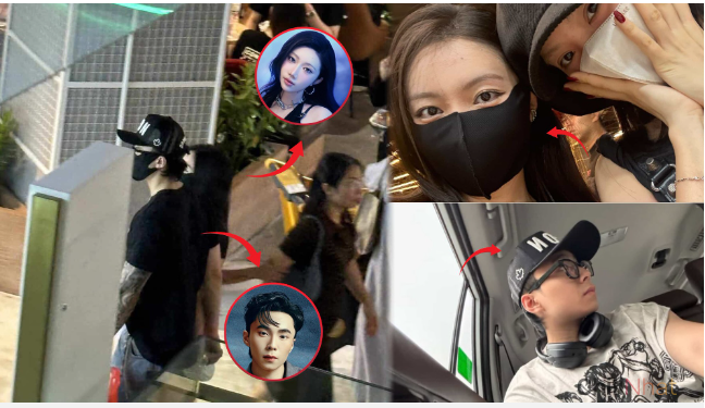 Cả hai lọt vào ống kính của team qua đường khi đi TTTM. 