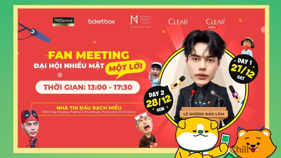 Lê Dương Bảo Lâm tổ chức fan meeting đầu tay. 