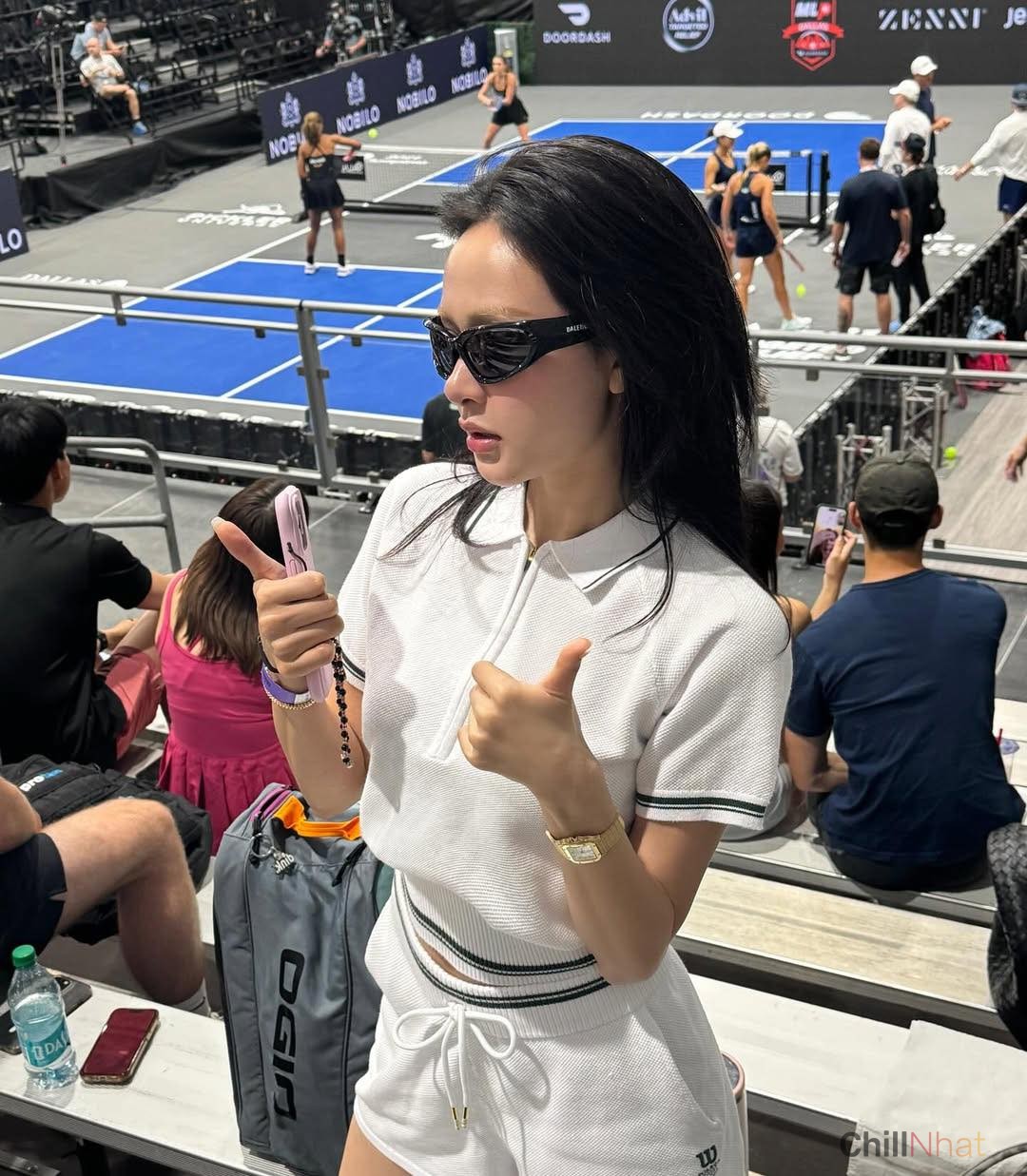 Hiền Hồ là một fan trung thành của bộ môn Pickleball.