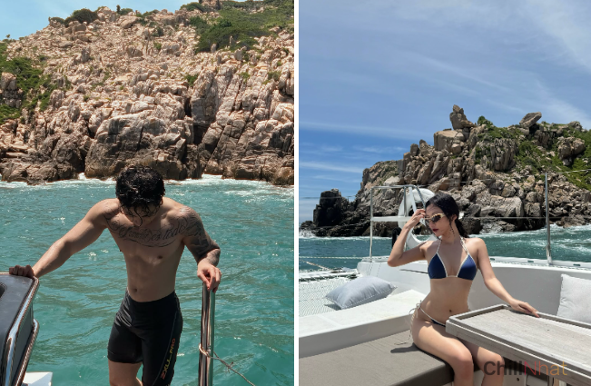 Cặp đôi check-in ở những địa điểm giống nhau. 