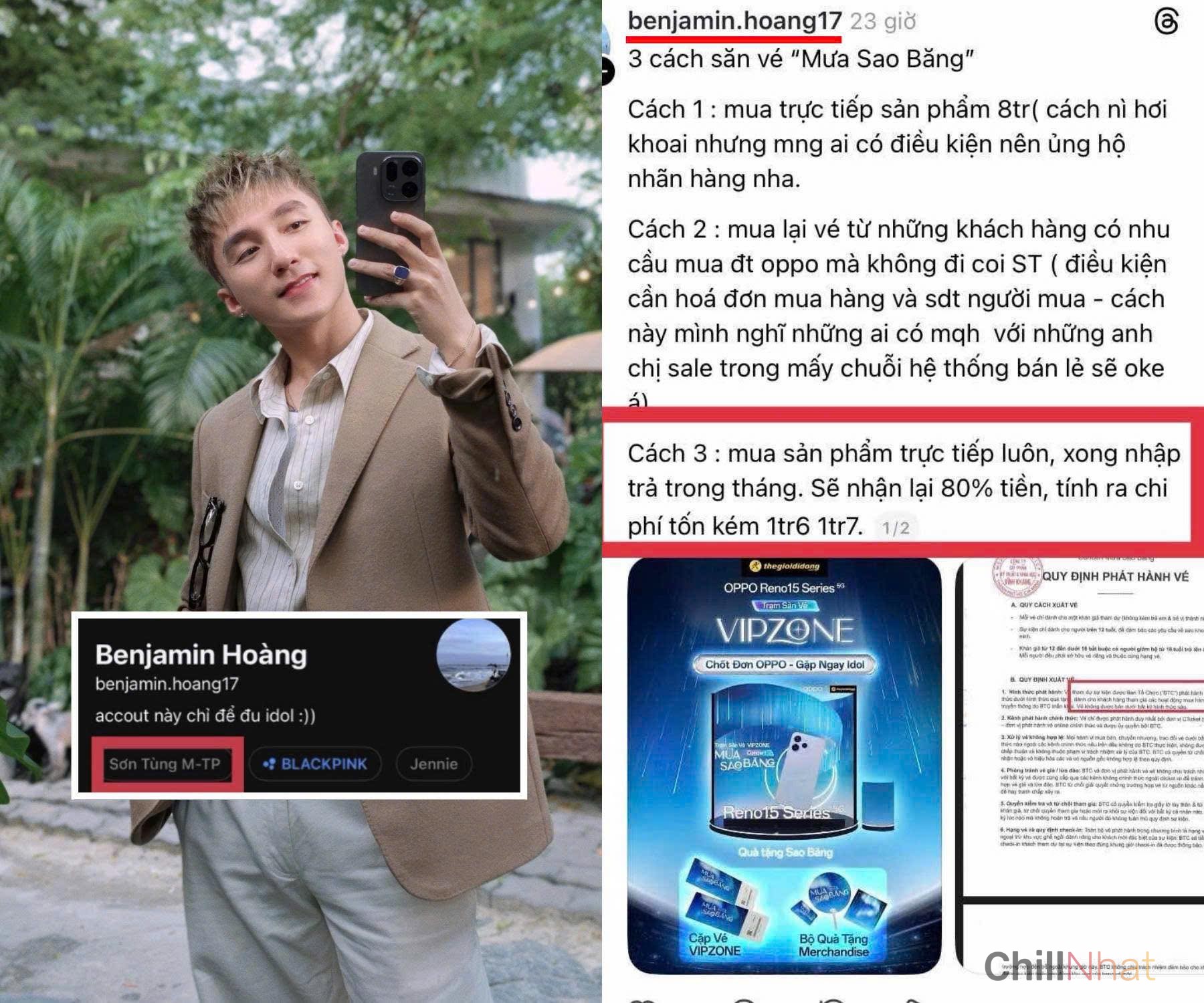 Một số fan của nam ca sĩ hướng dẫn cách "săn vé đu idol" bằng việc mua hàng rồi trả lại.