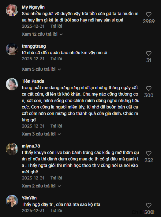 Nhiều bình luận lên tiếng bênh vực gia đình và thông cảm cho Liêm Raxci.