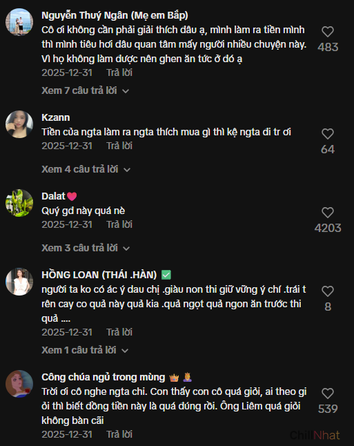 Netize động viên mẹ nam Tiktoker đừng bận tâm đến những ồn ào xung quanh.