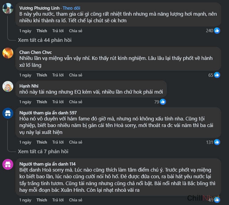 Cư dân mạng réo tên Hòa Minzy vì hành động kém duyên.