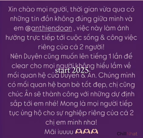 Kỳ Duyên và Thiên Ân phủ nhận chuyện bên nhau
