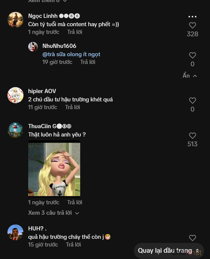 Nhiều giang cư mận cho rằng đám cháy là content